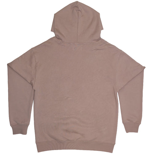 Brown hoodie on a white background